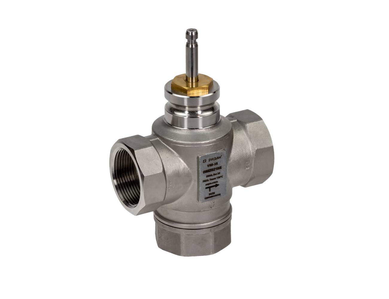 Клапан регулирующий VRB-3R с внутренней резьбой (Ридан) с доставкой по ...