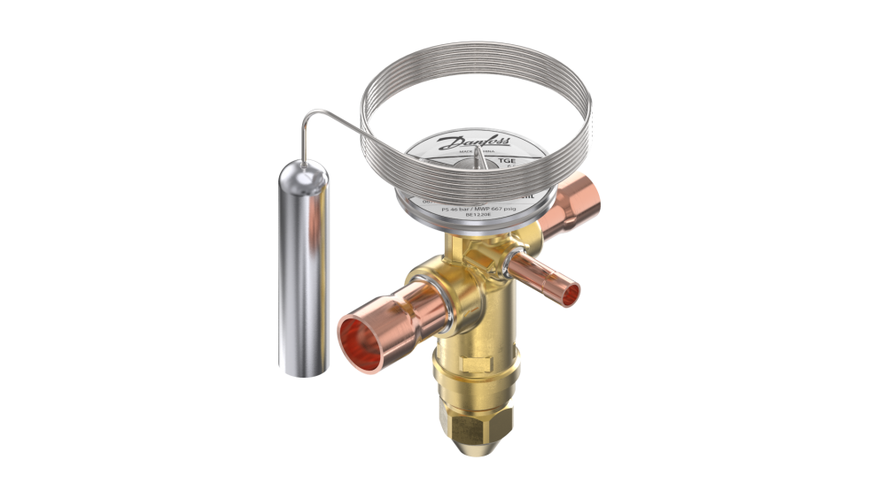 TGE — Клапаны терморегулирующие со встроенными клапанными узлами Данфосс (Danfoss) | официальный сайт Danfoss Россия