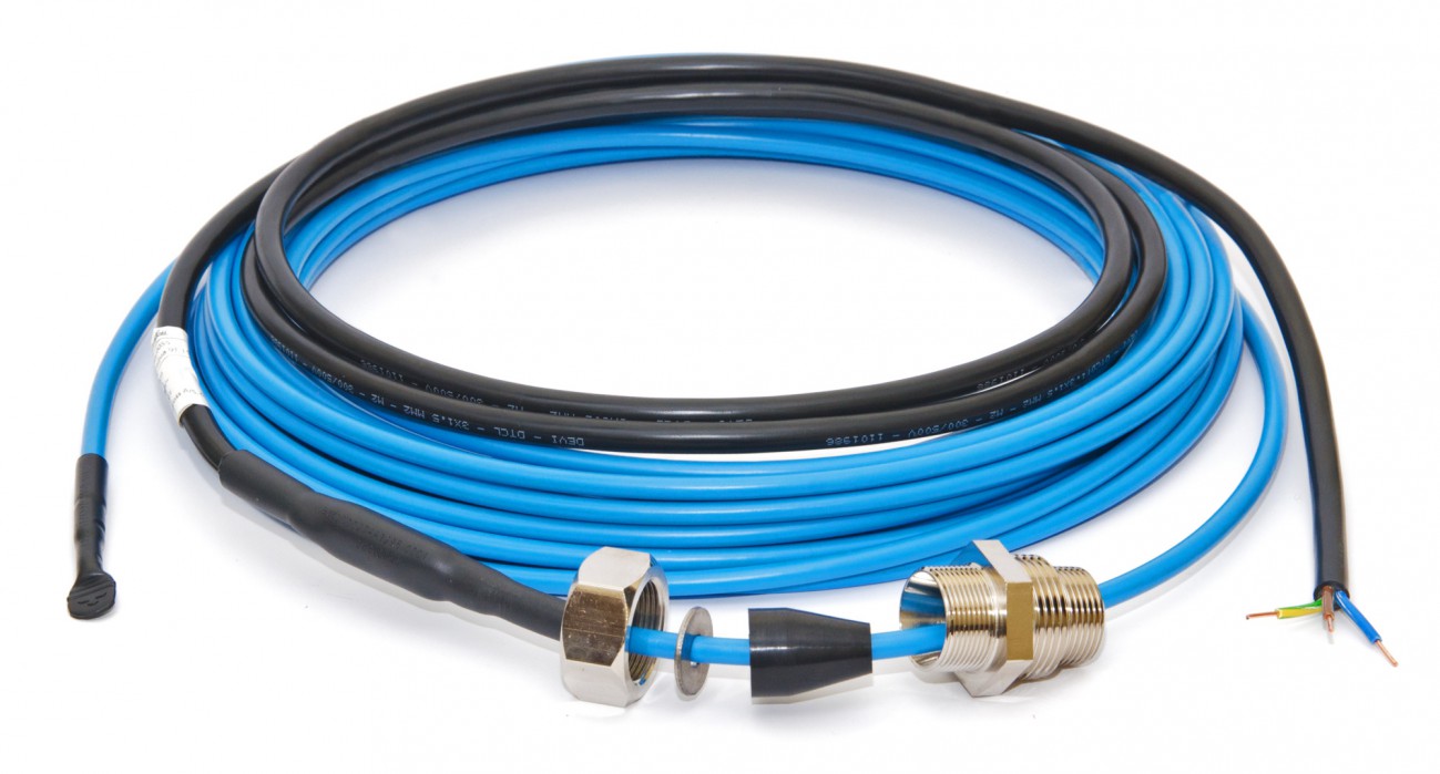 DEVIaqua™ 9Т — двухжильный нагревательный кабель для защиты трубопроводов от замерзания | Нагревательные кабели | официальный сайт Danfoss Россия