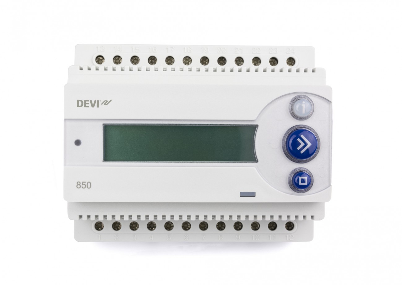 DEVIreg™ 850 — программируемый микропроцессорный терморегулятор для систем снеготаяния | Терморегуляторы | официальный сайт Danfoss Россия