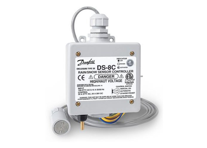 Danfoss™ DS-8C — контроллер для систем антиобледенения на кровлях | Терморегуляторы | официальный сайт Danfoss Россия