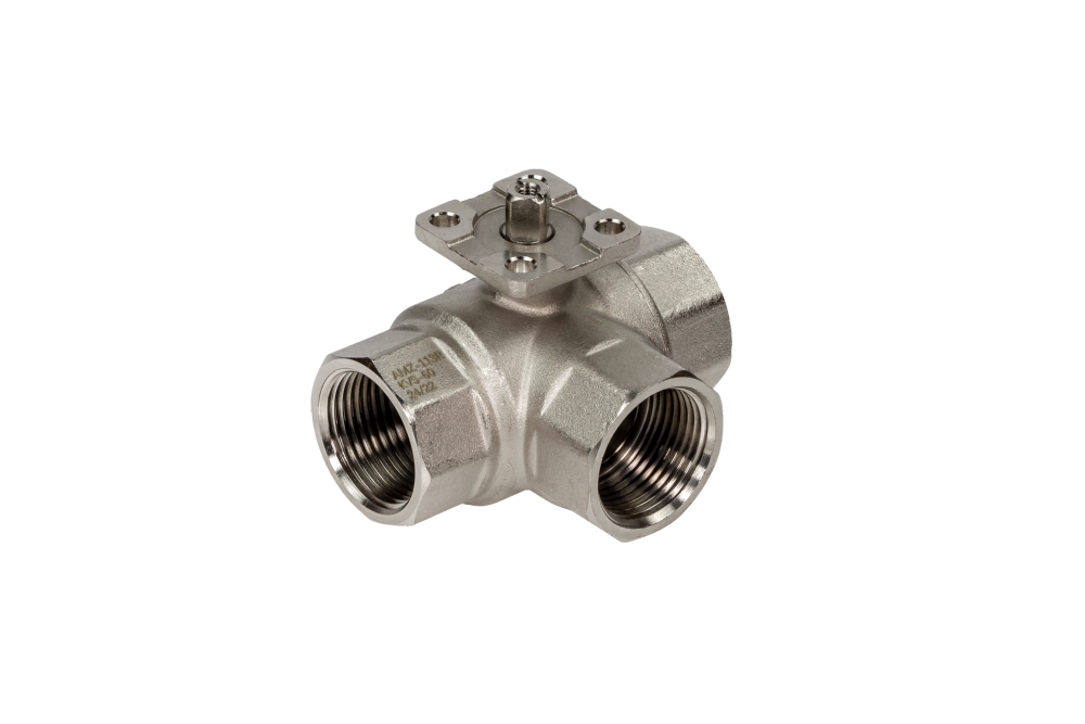 Клапаны двухпозиционные шаровые с электроприводом AMZ 112 — проходной ...