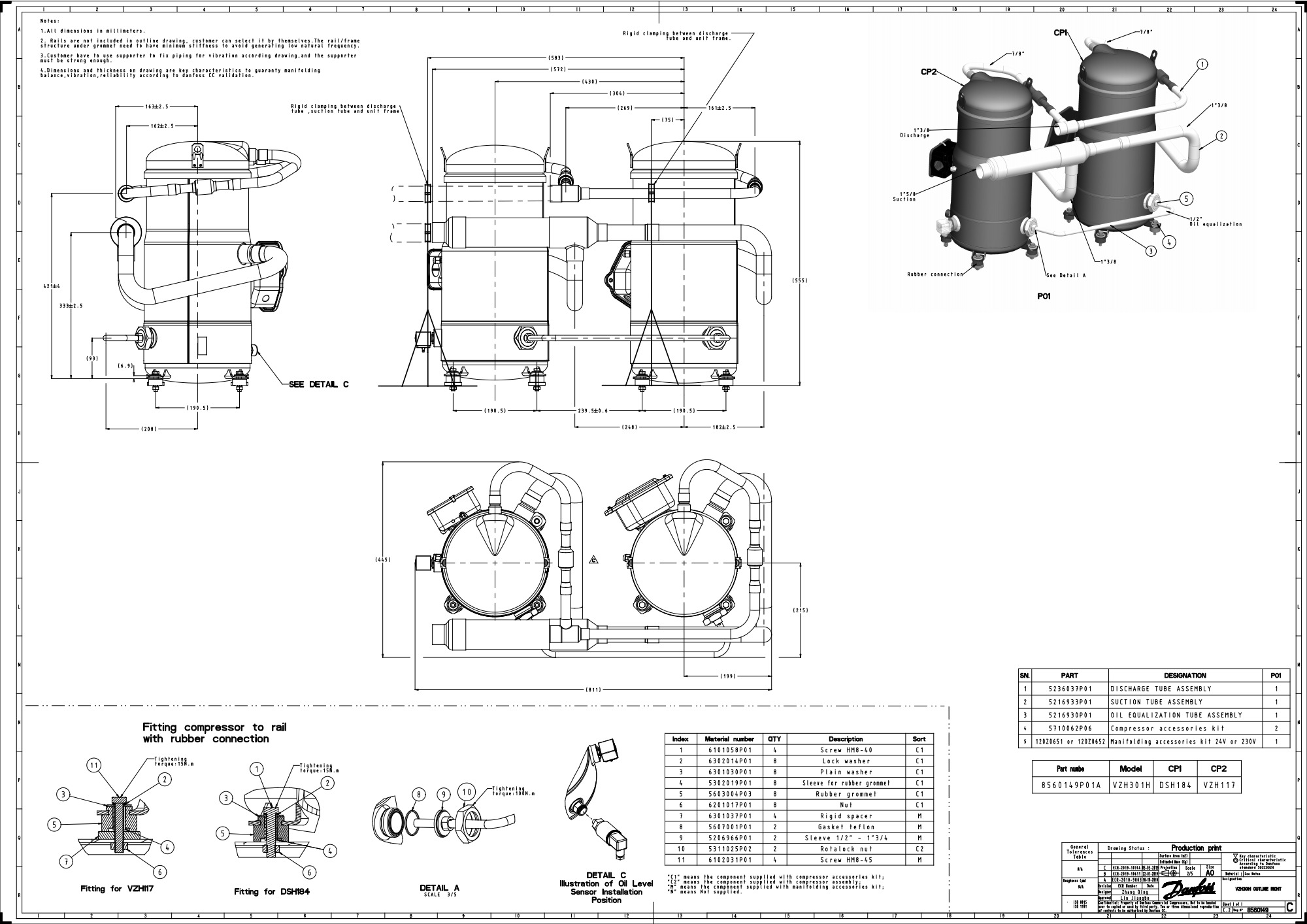 IMG319054435326_preview.jpg | VZH — герметичные спиральные компрессоры с частотным регулированием производительности Данфосс (Danfoss) | официальный сайт Danfoss Россия