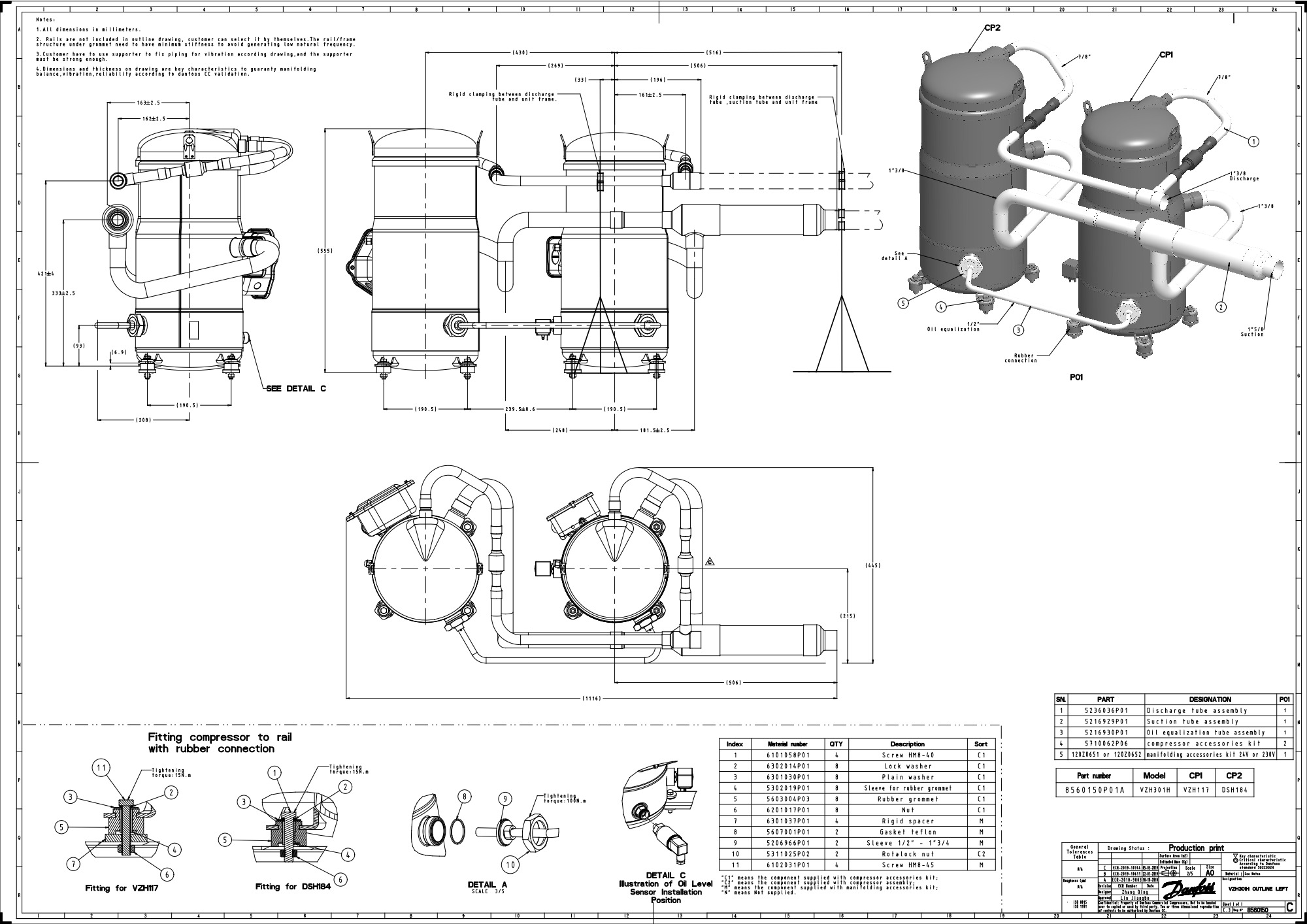 IMG319054516327_preview.jpg | VZH — герметичные спиральные компрессоры с частотным регулированием производительности Данфосс (Danfoss) | официальный сайт Danfoss Россия
