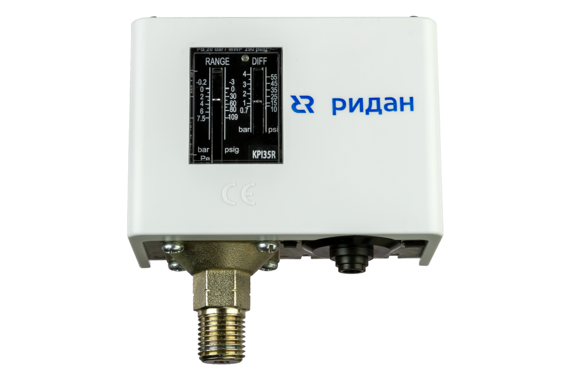 kpi35r.png | KPI 35R, 36R, 38R — реле давления для общепромышленного применения Ридан | официальный сайт Danfoss Россия