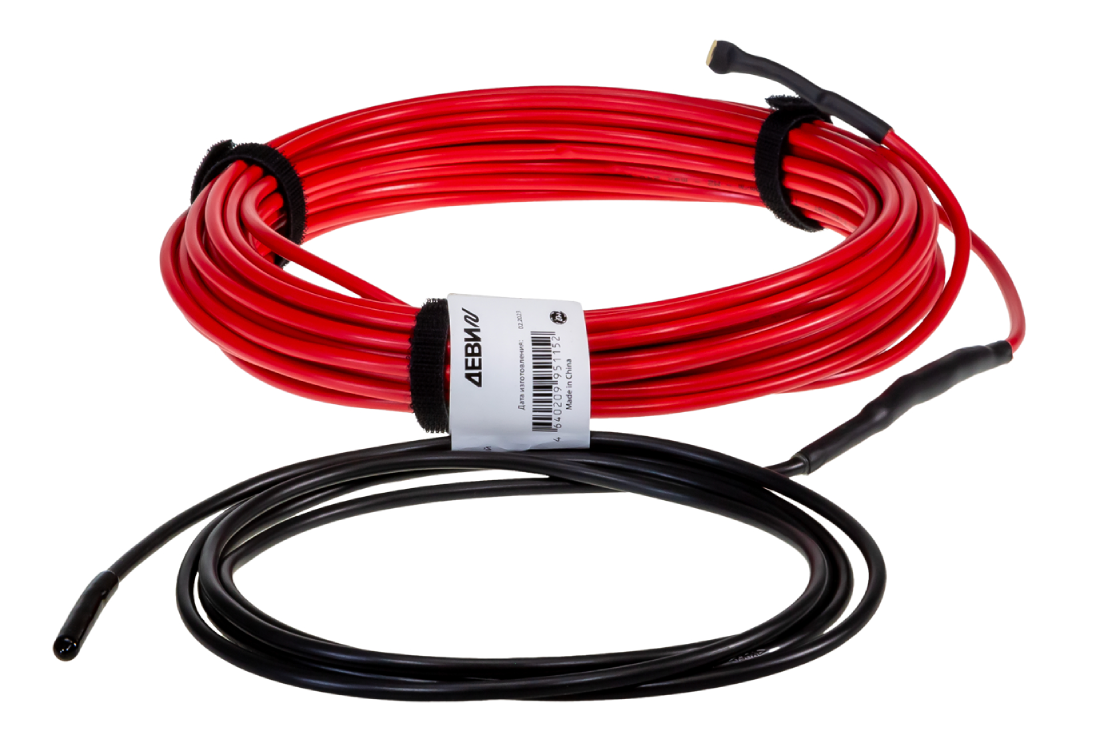 Кабель ДЕВИ Flex-18T coil new.png | ДЕВИ Flex-18T (DEVIflex™ DTIP-18) — двухжильный нагревательный кабель для системы «теплый пол» | официальный сайт Danfoss Россия