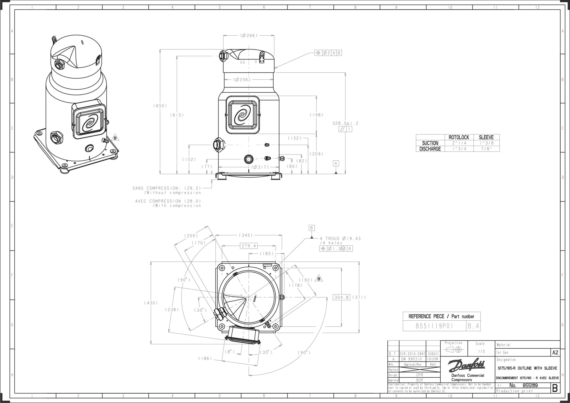 IMG000086494110_preview.jpg | SM — Герметичные спиральные компрессоры, R22 Данфосс (Danfoss) | официальный сайт Danfoss Россия