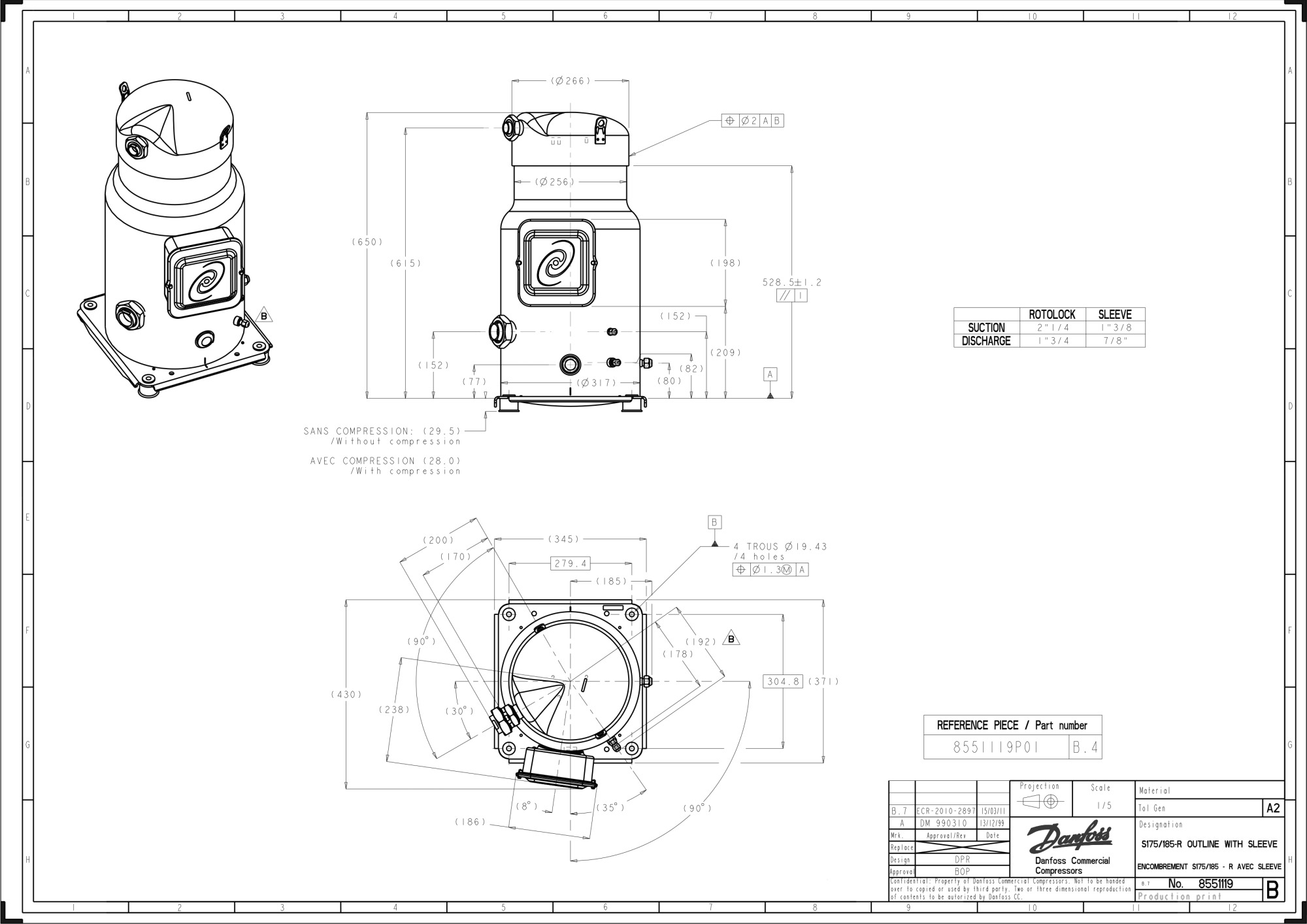 IMG000086494155_preview.jpg | SZ — Герметичные спиральные компрессоры, R134a, R407C Данфосс (Danfoss) | официальный сайт Danfoss Россия