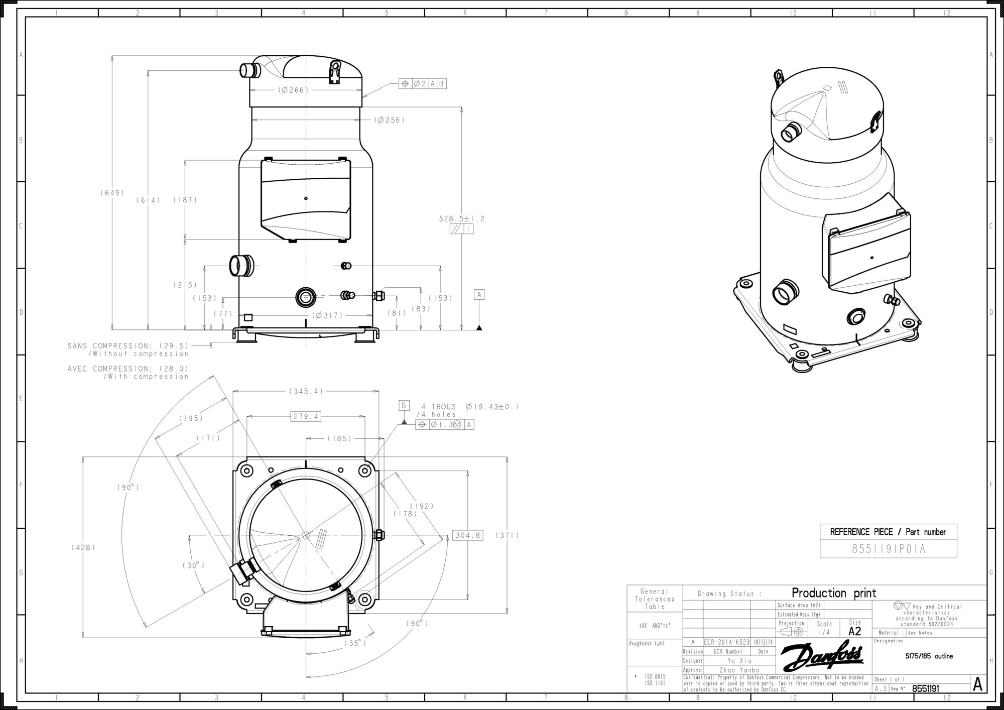 IMG161286496510_preview.jpg | SZ — Герметичные спиральные компрессоры, R134a, R407C Данфосс (Danfoss) | официальный сайт Danfoss Россия