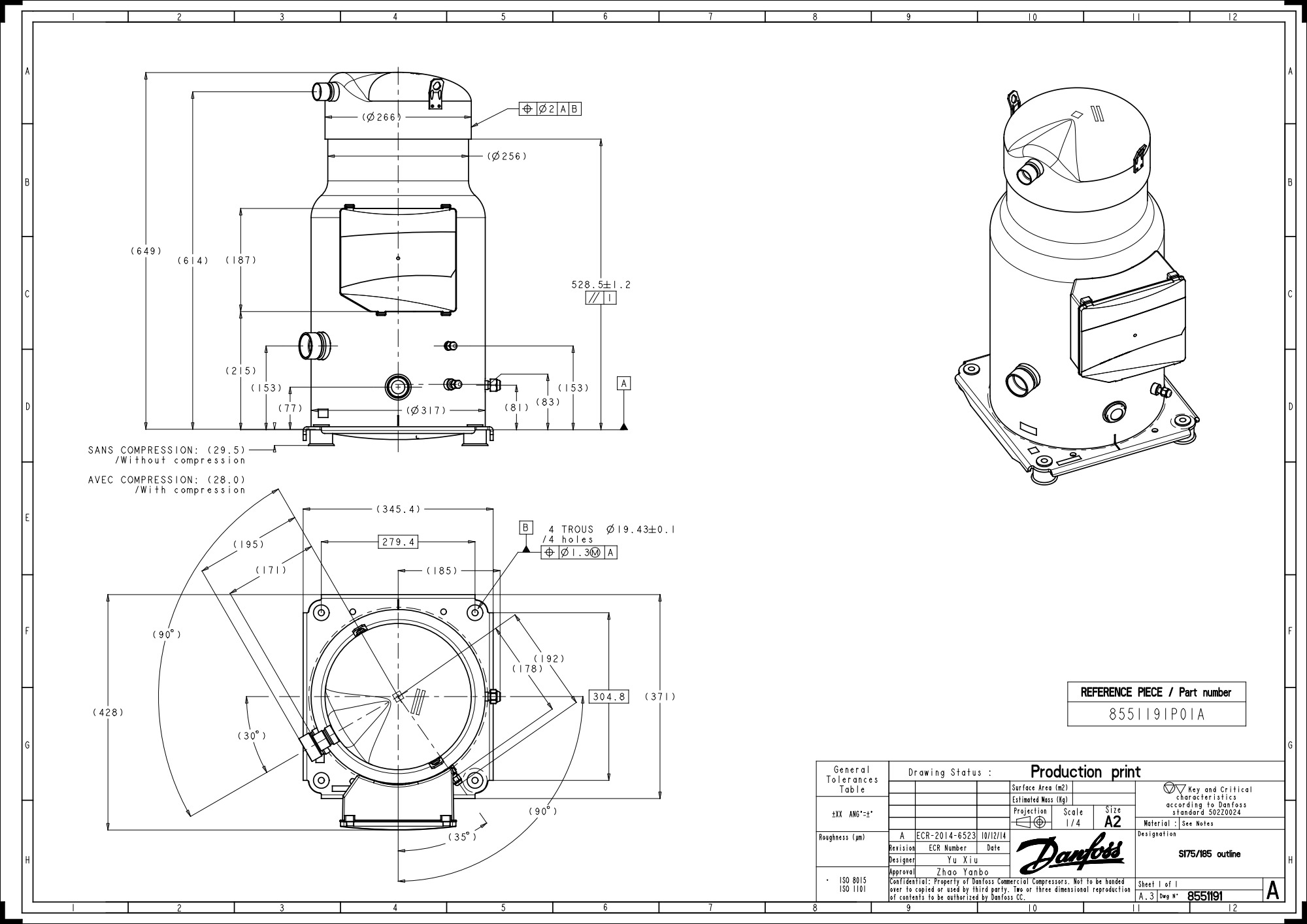 IMG161286496511_preview.jpg | SZ — Герметичные спиральные компрессоры, R134a, R407C Данфосс (Danfoss) | официальный сайт Danfoss Россия