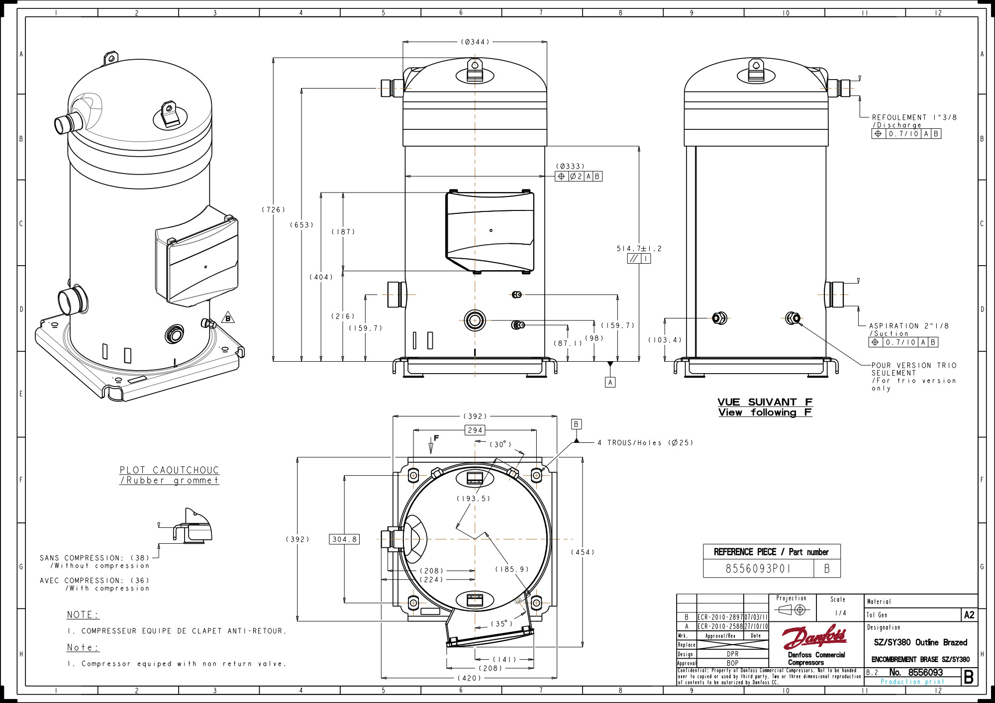 IMG026386492909_preview.jpg | SY — Герметичные спиральные компрессоры, R22, R134a, R407C Данфосс (Danfoss) | официальный сайт Danfoss Россия