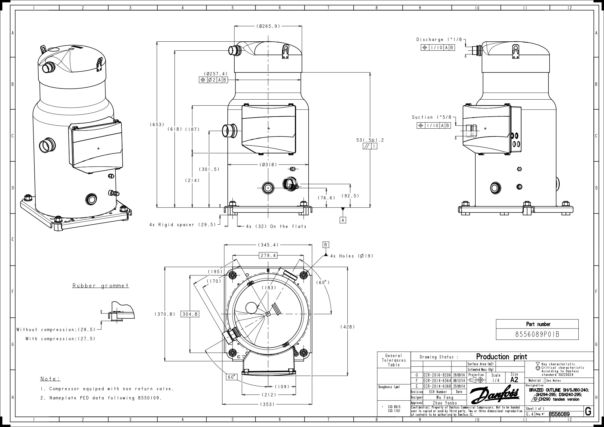 IMG026386496032_preview.jpg | SH — Герметичные спиральные компрессоры, R410A Данфосс (Danfoss) | официальный сайт Danfoss Россия