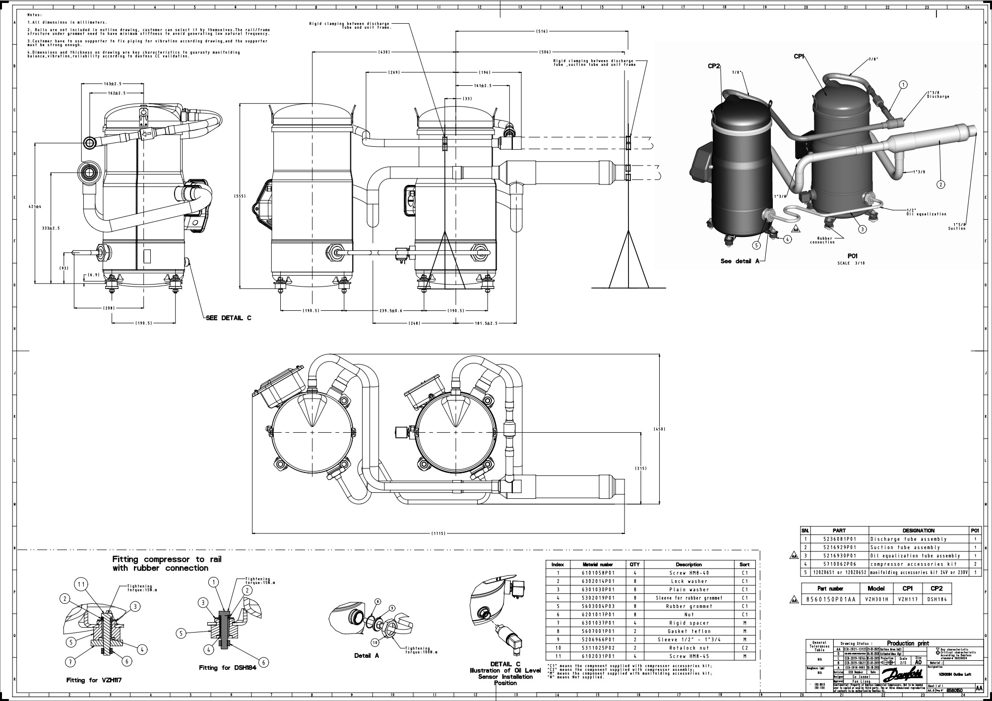 ID319054516327-0401_preview.jpg | DSH — Герметичные спиральные компрессоры, R410A Данфосс (Danfoss) | официальный сайт Danfoss Россия