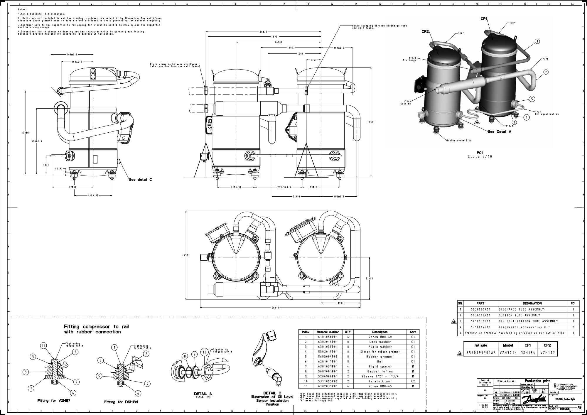 ID410661077128-0101_preview.jpg | DSH — Герметичные спиральные компрессоры, R410A Данфосс (Danfoss) | официальный сайт Danfoss Россия