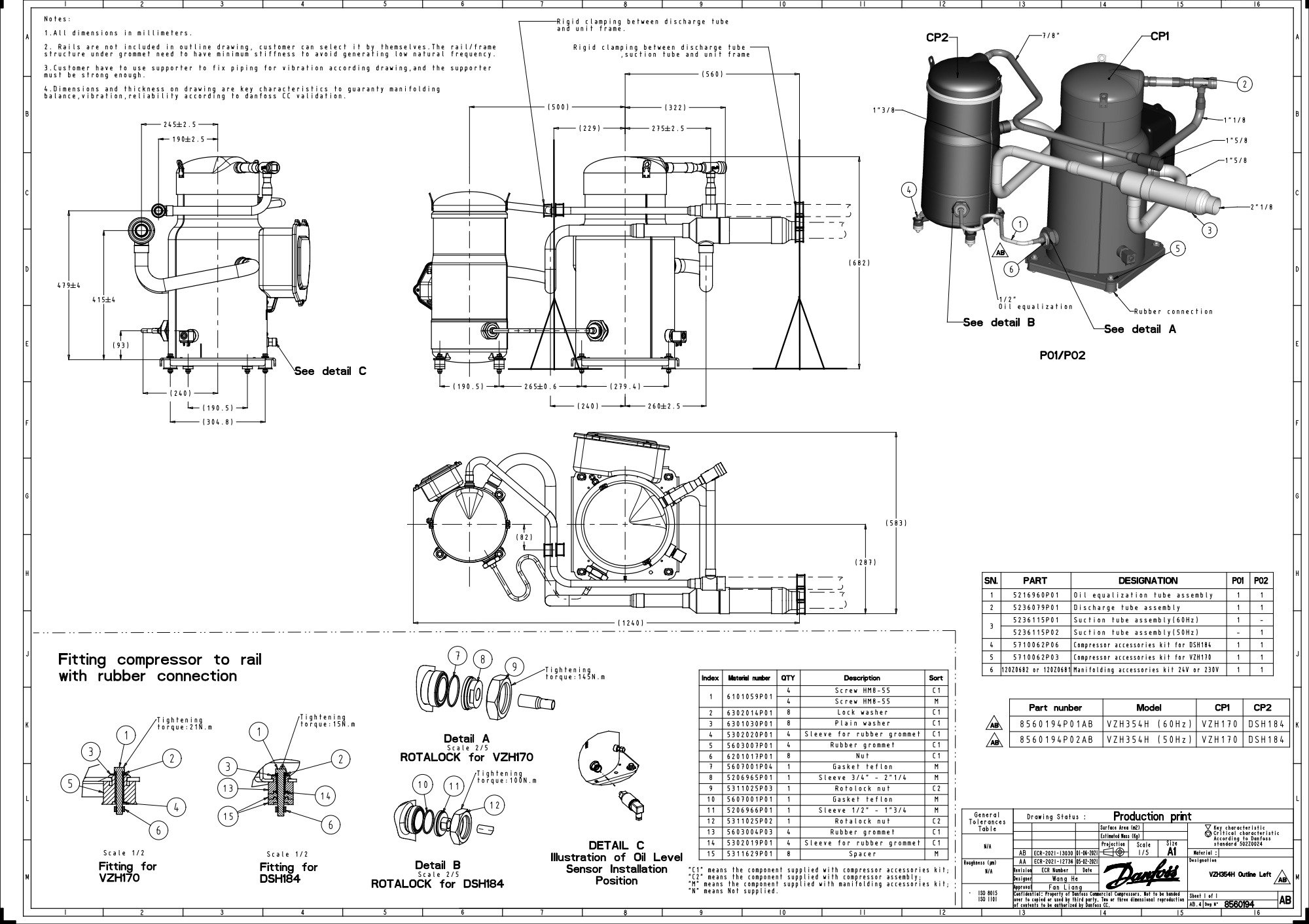 ID410748951150-0101_preview.jpg | DSH — Герметичные спиральные компрессоры, R410A Данфосс (Danfoss) | официальный сайт Danfoss Россия