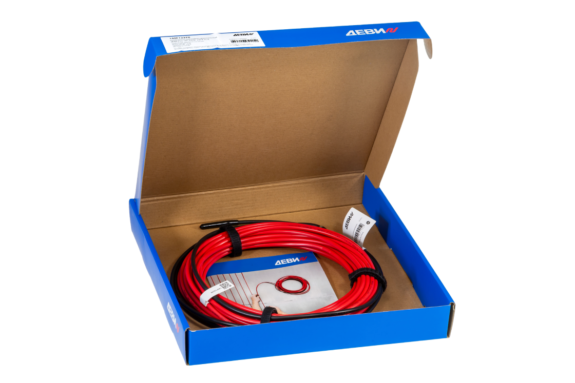 Кабель ДЕВИ Flex-18T in a box.png Кабель ДЕВИ Flex-18T in a box.png | ДЕВИ Flex-18T (Флекс-18Т) — двухжильный нагревательный кабель для системы «теплый пол» | официальный сайт Danfoss Россия