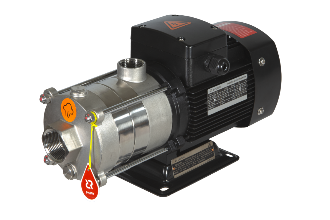 RMHI-4-3R-iso.png | Насосы горизонтальные многоступенчатые RMHI Ридан | официальный сайт Danfoss Россия