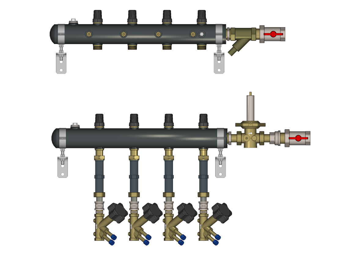 162l2065r.png | Узел распределительный этажный TDU.5R Ридан | официальный сайт Danfoss Россия