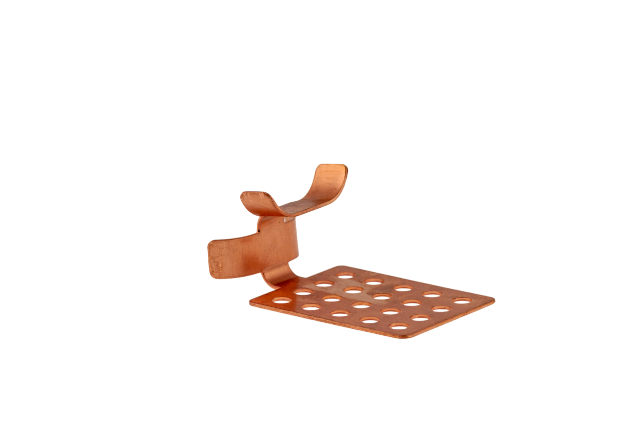 21RT0919R Roof clip RX-Cp Зажим кровельный, медь.png | Крепления для кабелей (Ridan) | официальный сайт Danfoss Россия