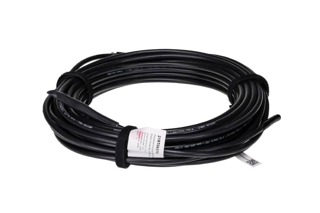 Ridan Snow-30 coil less 40m.png | Ridan Snow-30 — двухжильный нагревательный кабель для системы антиобледенения | официальный сайт Danfoss Россия