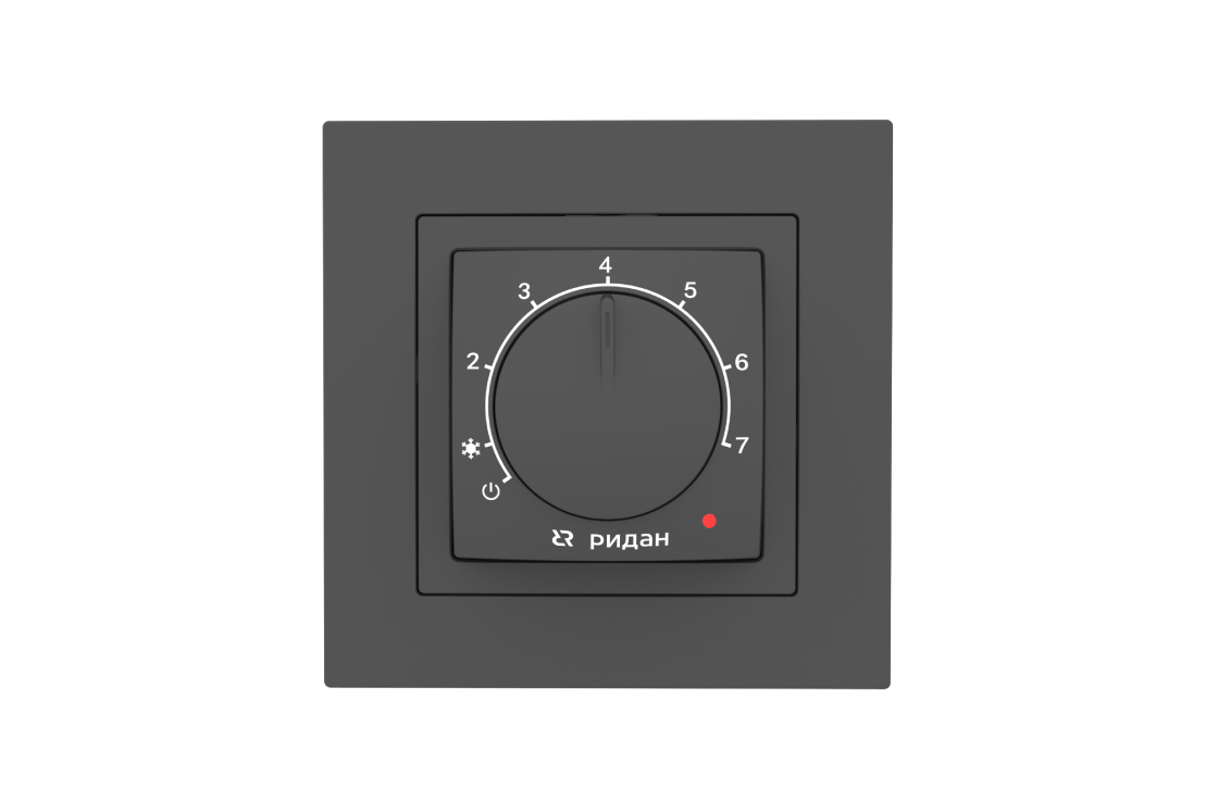21RT0102R_Twist черный.png | Комплекты для теплого пола — нагревательный мат Ridan TF-200 с терморегулятором Ridan Twist | официальный сайт Danfoss Россия