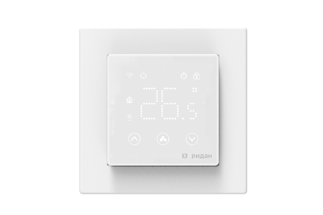 21RT0108R_Clever_front_white.png | Комплекты для теплого пола — нагревательный мат Ridan TF-200 с терморегулятором Ridan Clever | официальный сайт Danfoss Россия