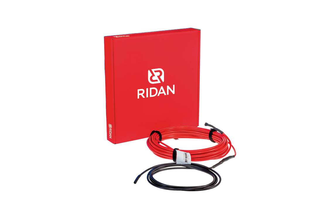 Ridan Flex-18 coil&box.png | Ridan Flex-18 — двухжильный нагревательный кабель для системы «теплый пол» | официальный сайт Danfoss Россия