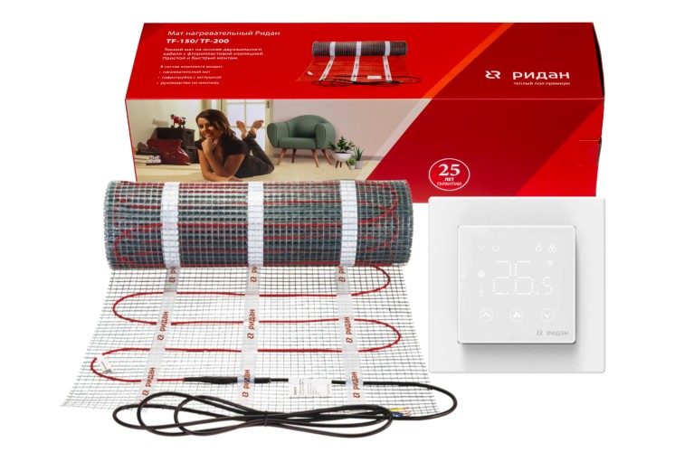 2257.0x500.jpg | Комплекты для теплого пола — нагревательный мат Ridan TF-150 с терморегулятором Ridan Clever | официальный сайт Danfoss Россия
