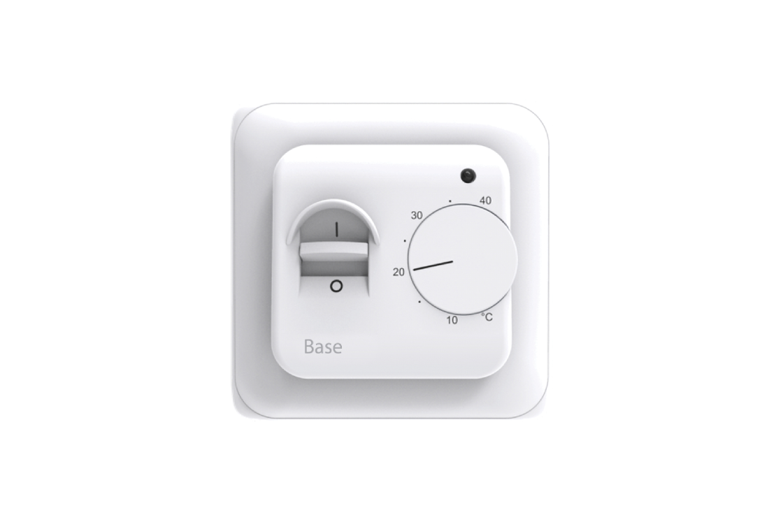 21RT0100R Base_white_front.png | Электронный терморегулятор Base | официальный сайт Danfoss Россия