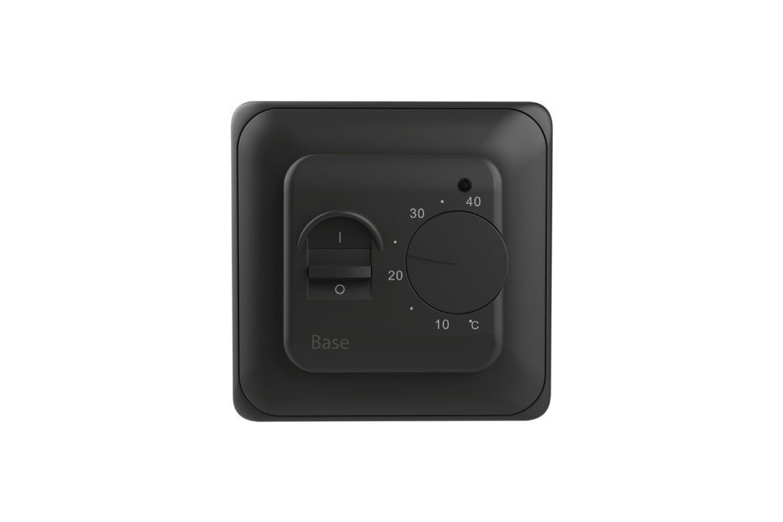 21RT0112R Base_black_front.png | Электронный терморегулятор Base | официальный сайт Danfoss Россия
