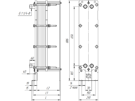 phe_08_new_support-small.png | Теплообменник НН№08 ДУ 32 | официальный сайт Danfoss Россия