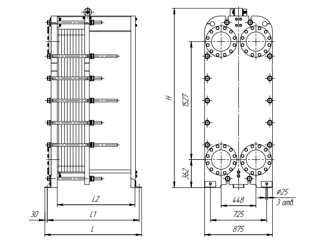 НН№113_2.png НН№113_2.png | Теплообменник НН№113 ДУ 250 | официальный сайт Danfoss Россия