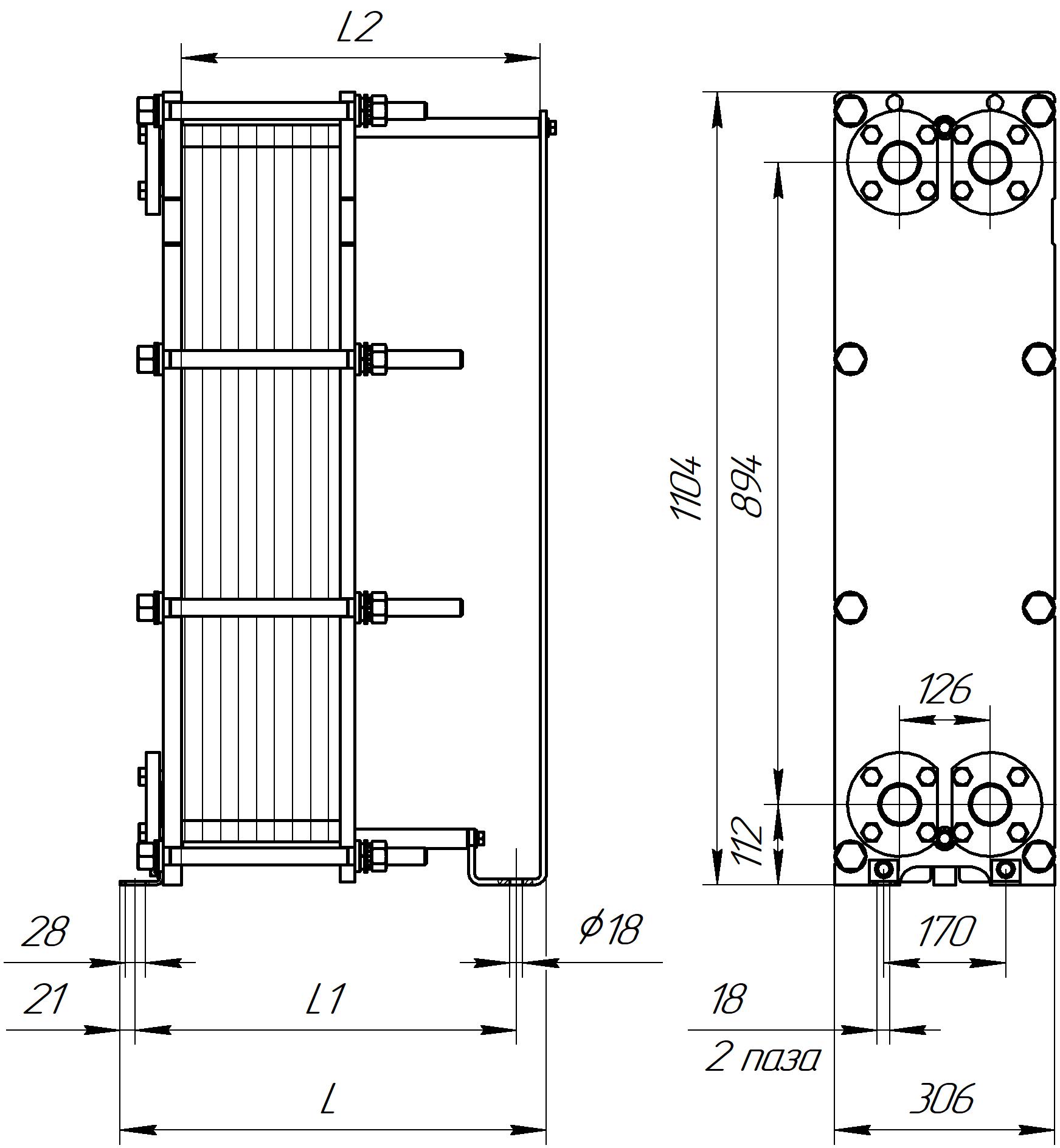 НН020.jpg | Теплообменник НН№20 ДУ 50 | официальный сайт Danfoss Россия