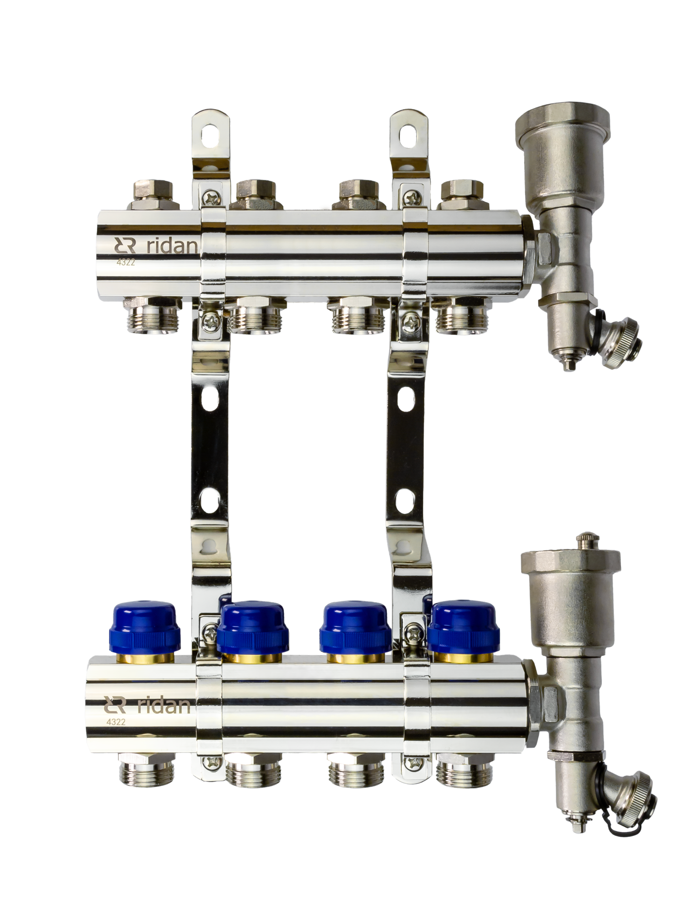 FHF-R-4.png | Коллекторные группы с заглушками для радиаторного отопления FHF-R Ридан | официальный сайт Danfoss Россия