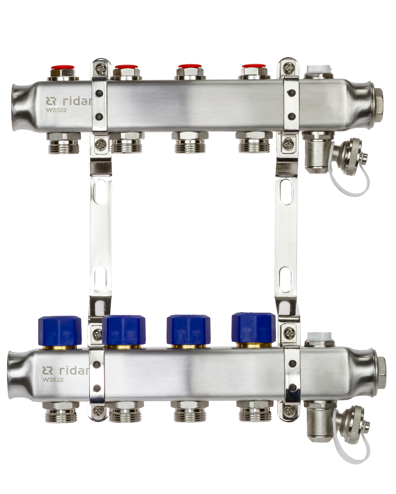 SSM-R-4.png | Коллекторные группы с заглушками для радиаторного отопления SSM-R Ридан | официальный сайт Danfoss Россия
