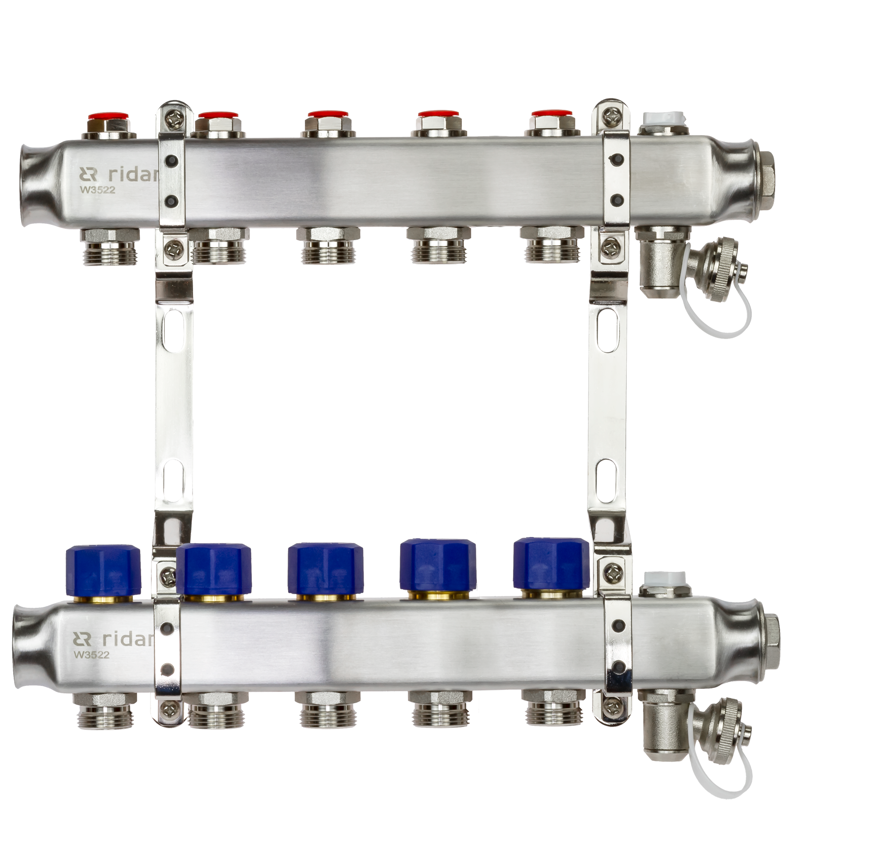 SSM-R-5.png | Коллекторные группы с заглушками для радиаторного отопления SSM-R Ридан | официальный сайт Danfoss Россия