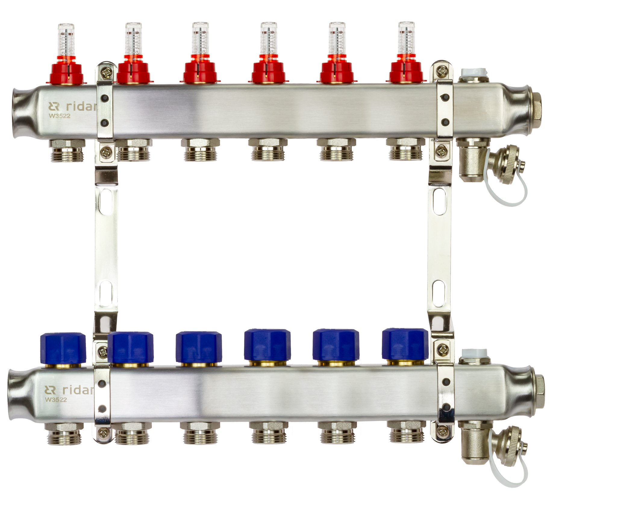 SSM-RF-6.png | Коллекторные группы с расходомерами для теплого пола SSM-RF Ридан | официальный сайт Danfoss Россия