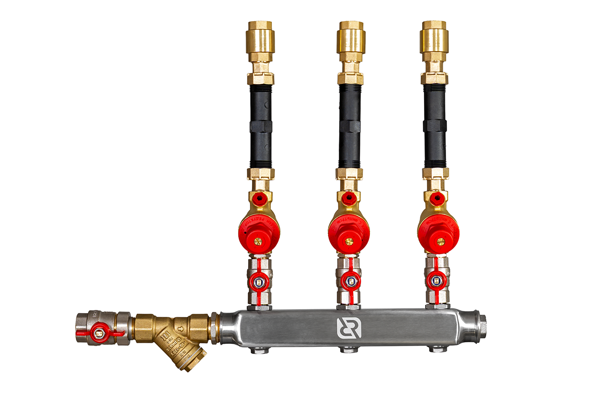 Узлы распределительные этажные для систем водоснабжения WDU.3R | официальный сайт Danfoss Россия