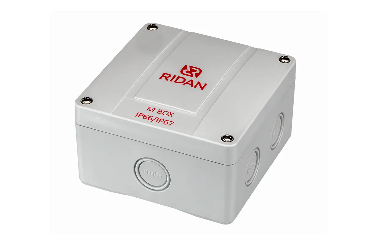 21RT0928R Ridan M BOX серая left_eng1.webp | Коробки распределительные Ridan | официальный сайт Ридан Россия
