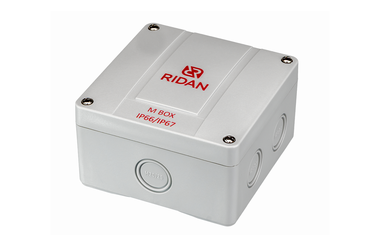 21RT0928R Ridan M BOX серая left_eng1.png | Коробки распределительные Ridan | официальный сайт Ридан Россия