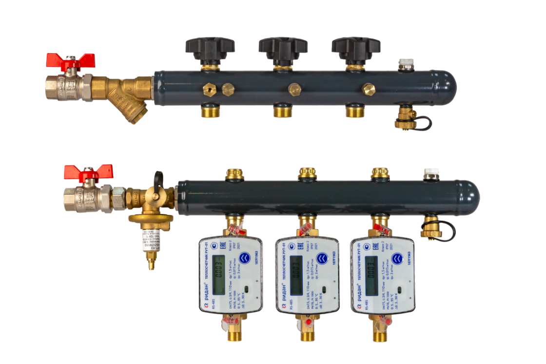 TDU-счетчики.png TDU-счетчики.png | Узел распределительный этажный TDU.7R Ридан | официальный сайт Ридан Россия